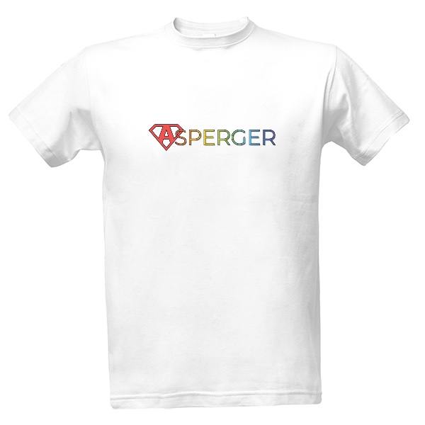 Tričko s potlačou Hrdinský asperger