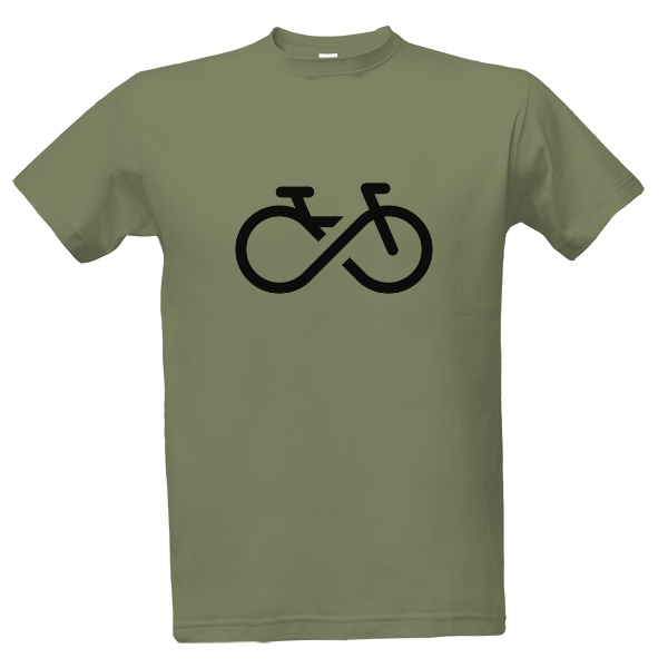 Tričko s potlačou Nekonečný bicykel